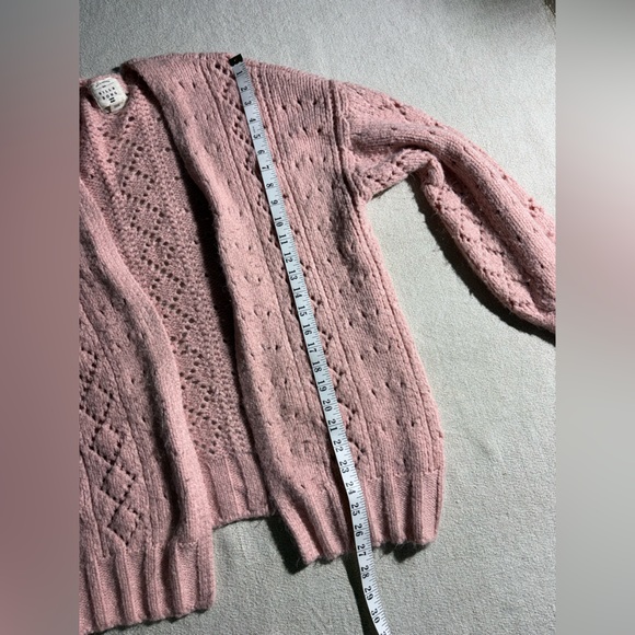 Billabong Pink Knit Cardigan - Picture 7 of 11